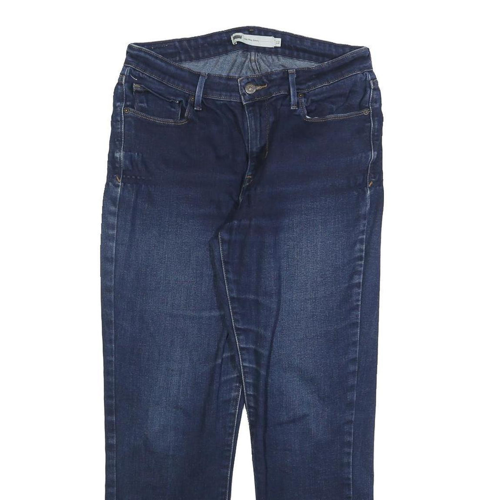LEVI'S Womens Slim Blue Jeans Denim Medium W31 L30 Zip Pockets Classic Fit