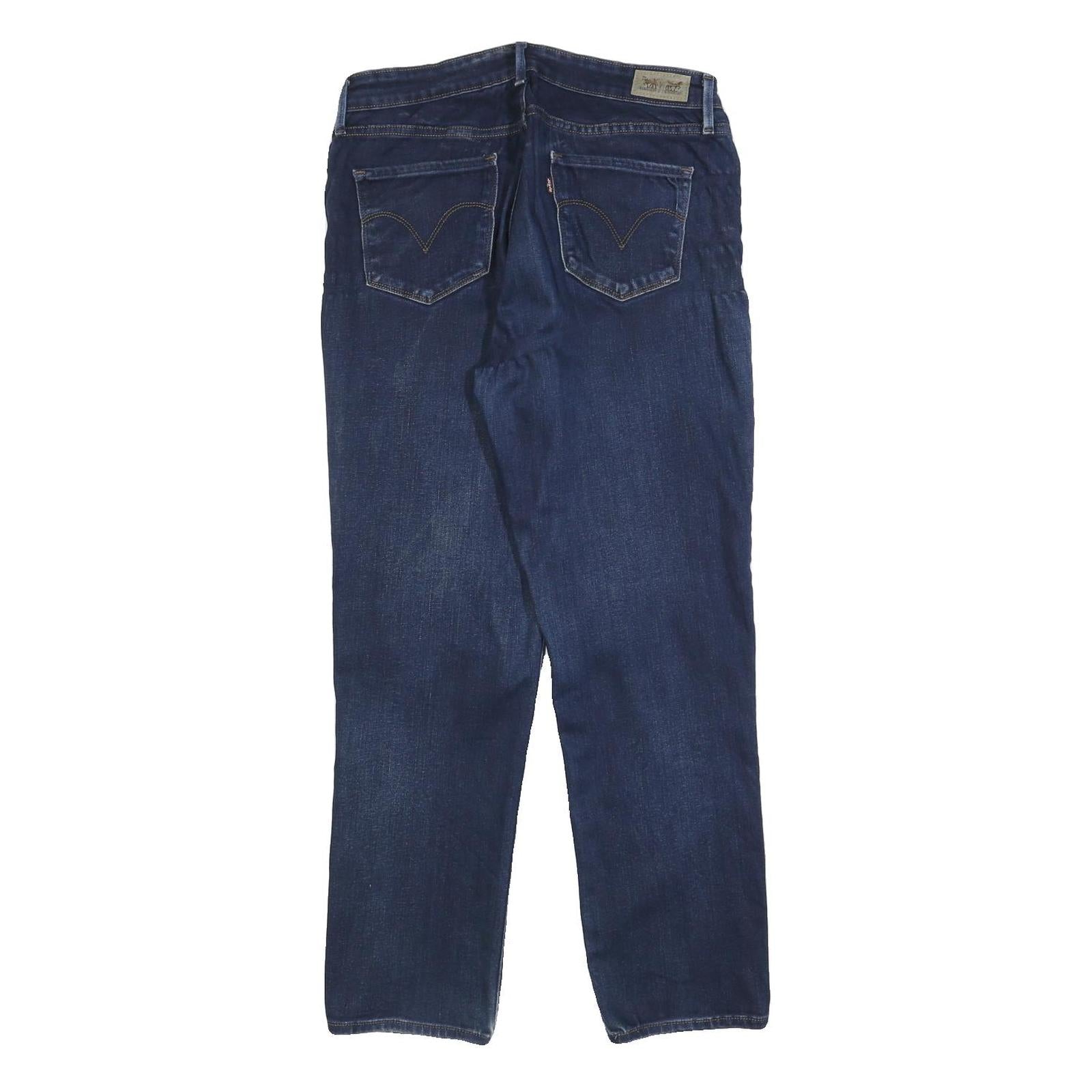 LEVI'S Womens Slim Blue Jeans Denim Medium W31 L30 Zip Pockets Classic Fit