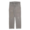 CARHARTT Relaxed Fit Mens Cotton Grey Workwear Trousers W30 L27 Zip Closure