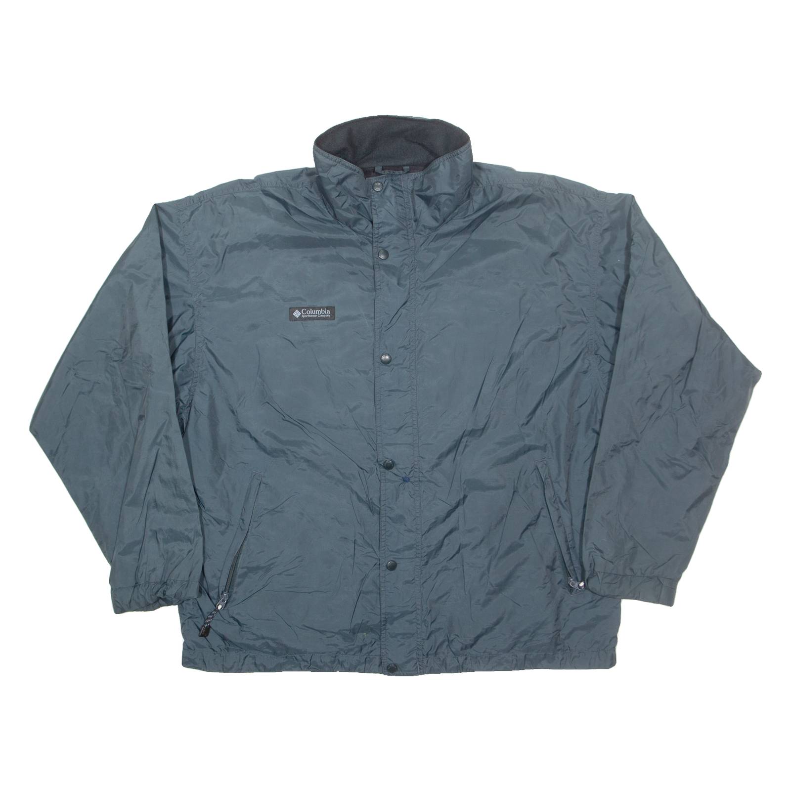 COLUMBIA Mens Jacket Grey Nylon XL