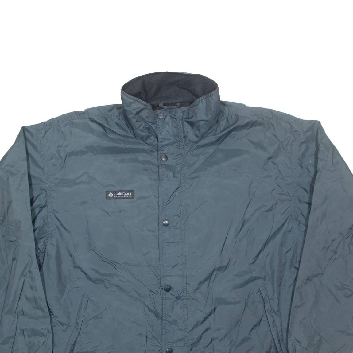 COLUMBIA Mens Jacket Grey Nylon XL