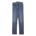 LEVI'S Womens Slim Blue Denim Classic W25 L29 Zip Jeans Stylish Comfort