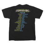 DISNEY Womens Black Powerline Stand Out Tour Graphic T-Shirt M Crew Neck Short