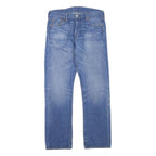 LEVI'S 504 Womens Jeans Blue Regular Straight Denim Medium W30 L30 Classic Fit