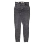 LEVI'S 720 High Rise Womens Jeans Black Slim Skinny W27 L29