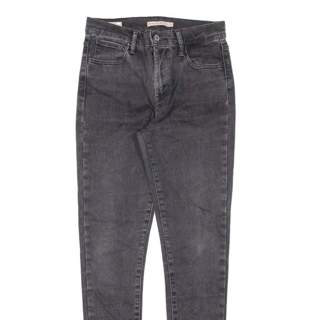 LEVI'S 720 High Rise Womens Jeans Black Slim Skinny W27 L29