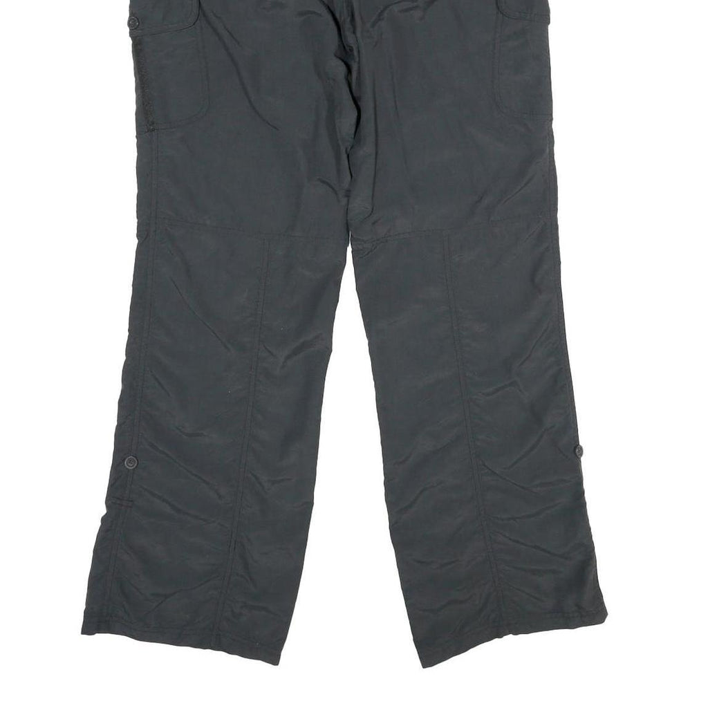 TCM Womens Relaxed Black Cargo Trousers W32 L32 Functional Zip Closure