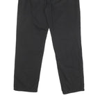 LAUREN RALPH LAUREN Womens Cotton Blend Black Regular Fit Straight Trousers W30