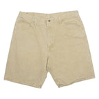 WRANGLER Mens Denim Shorts Beige XL W37