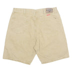 WRANGLER Mens Denim Shorts Beige XL W37