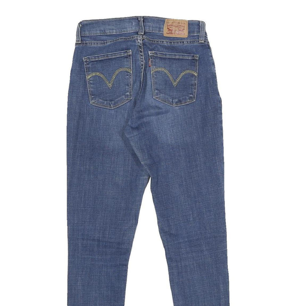 LEVI'S Curvy Skinny Womens Jeans Blue Slim Denim Medium W27 L32 Stretch Fit