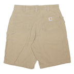 CARHARTT Mens Shorts Beige Casual M W34 Cotton Blend Workwear Cargo