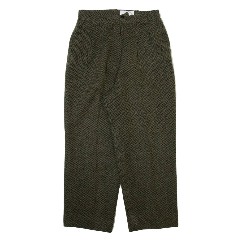 EMMA Womens Trousers Green Relaxed Tapered W26 L24