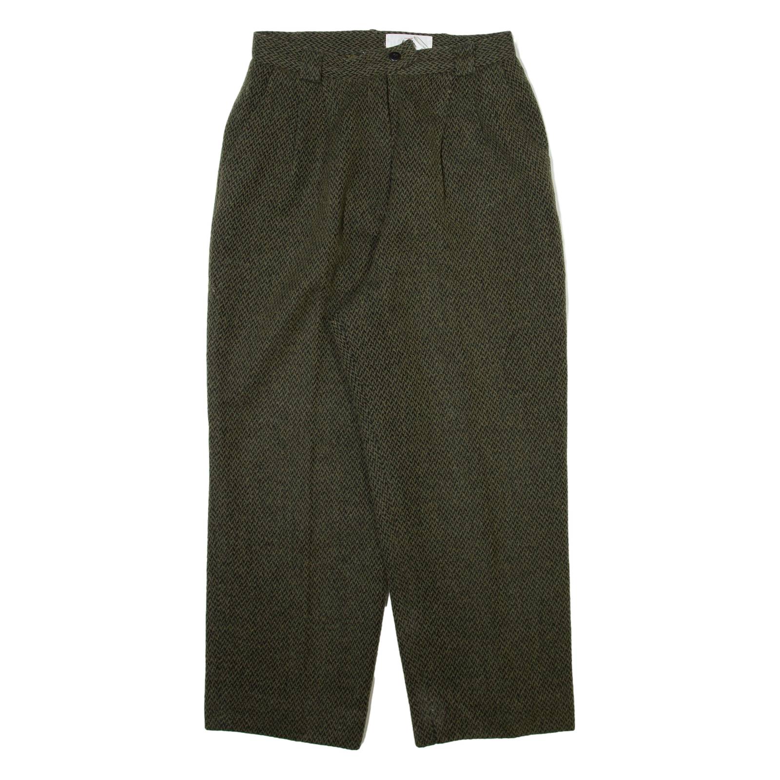 EMMA Womens Trousers Green Relaxed Tapered W26 L24