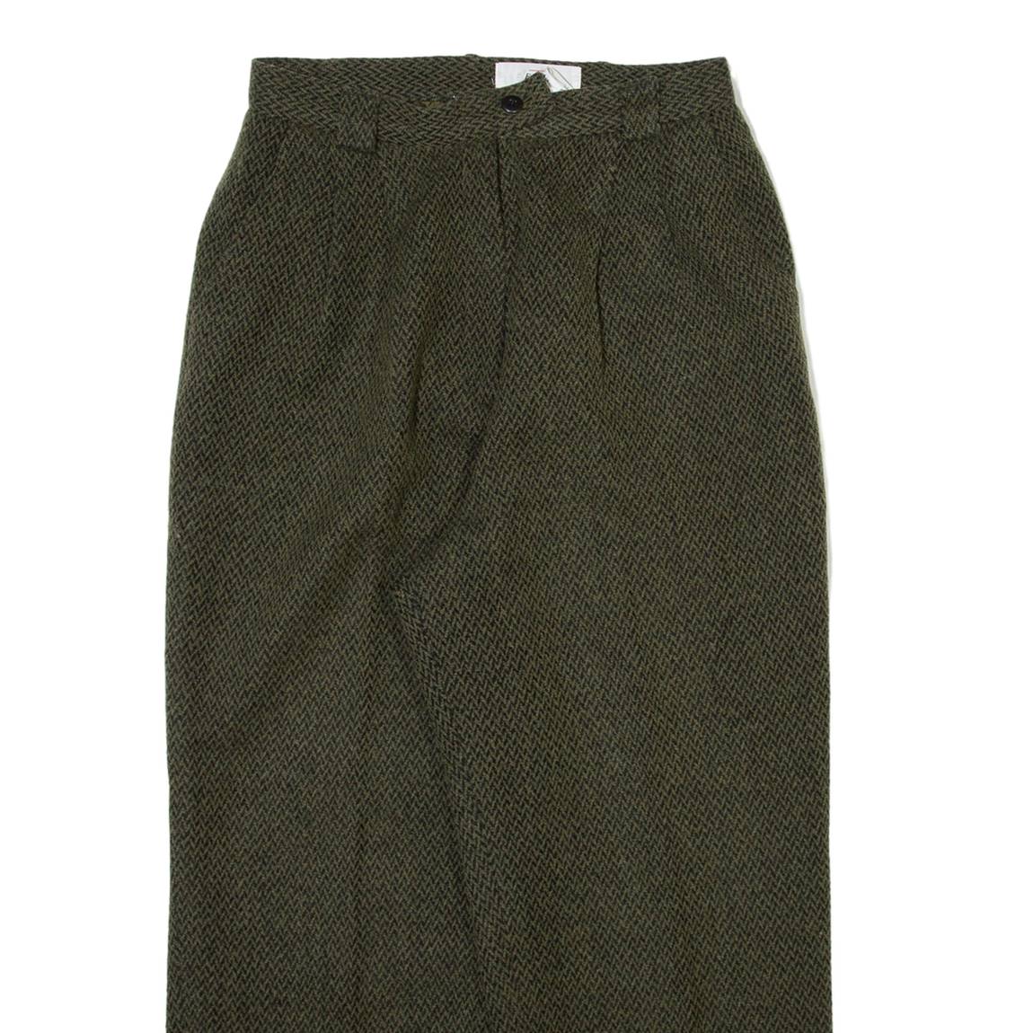 EMMA Womens Trousers Green Relaxed Tapered W26 L24