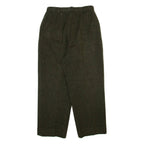 EMMA Womens Trousers Green Relaxed Tapered W26 L24