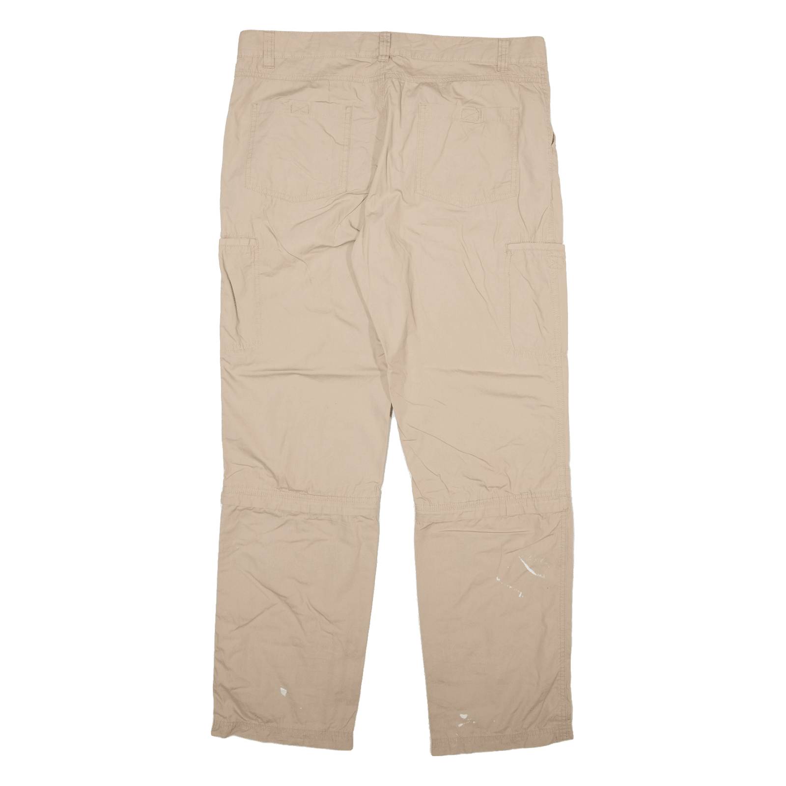 WATSON'S Detachable Legs Mens Trousers Beige Relaxed Straight W36 L33