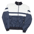 KILLY Mens Blue & White Zip Jacket M Polyester Blend Colourblock Casual