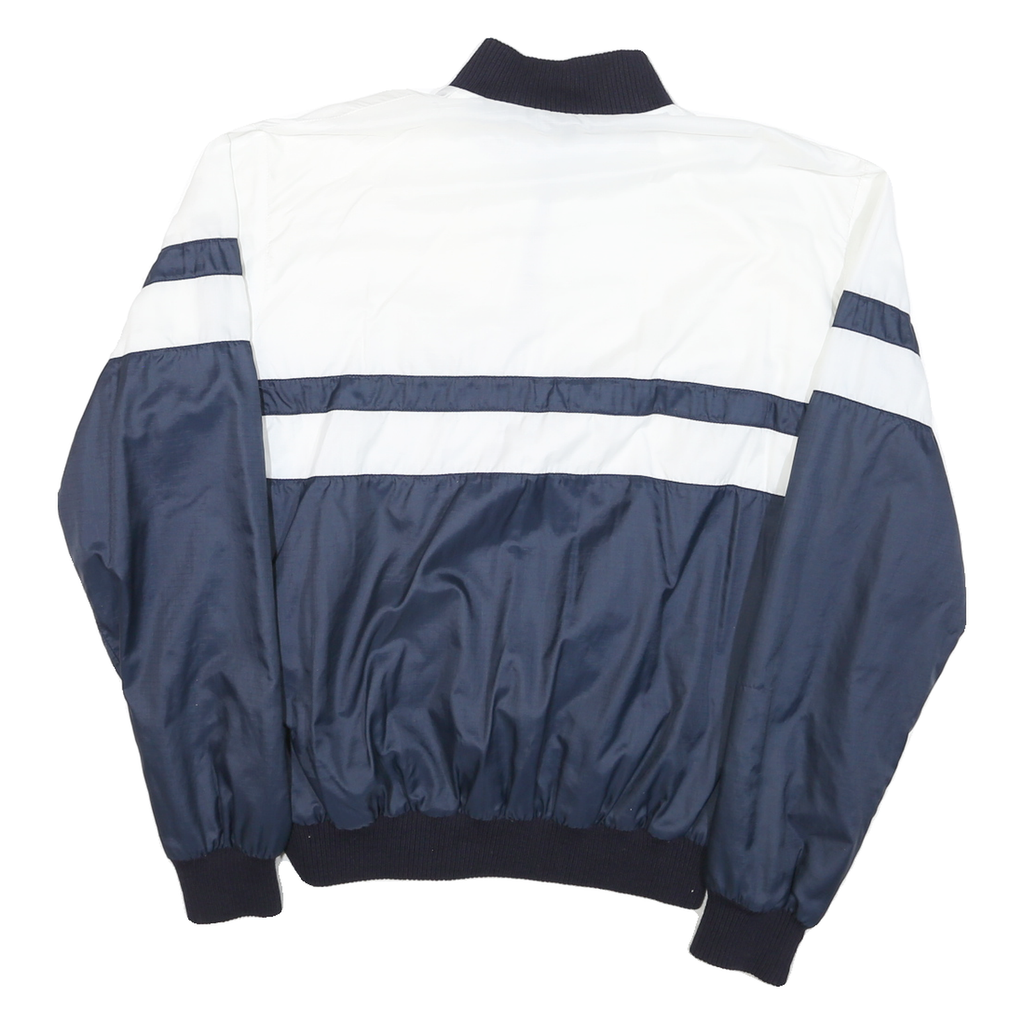 KILLY Mens Blue & White Zip Jacket M Polyester Blend Colourblock Casual
