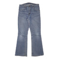 LEVI'S Womens Regular Fit Blue Flared Denim Light W30 L29 Jeans Zip Cotton Blend