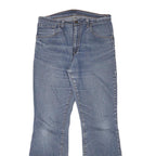 LEVI'S Womens Regular Fit Blue Flared Denim Light W30 L29 Jeans Zip Cotton Blend