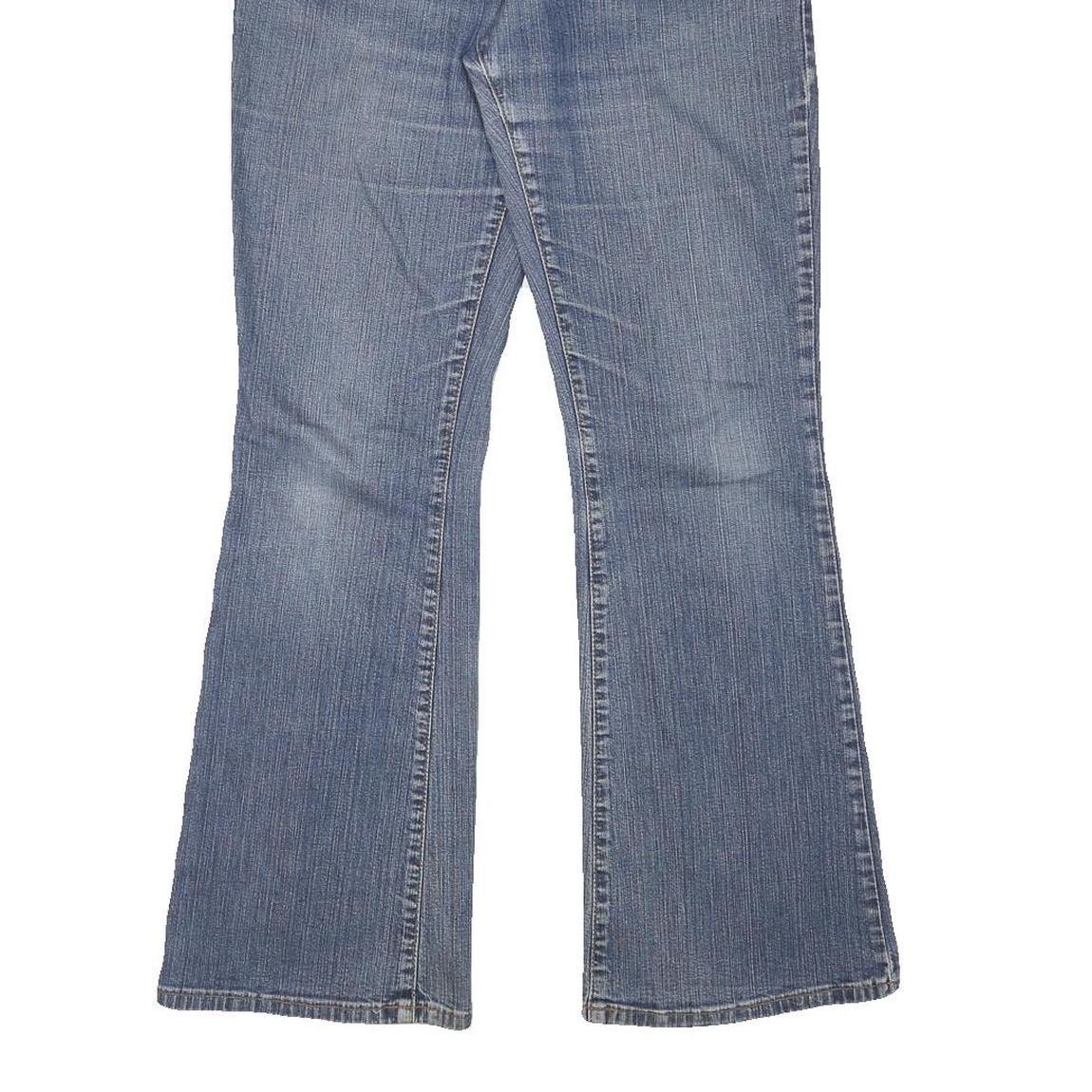 LEVI'S Womens Regular Fit Blue Flared Denim Light W30 L29 Jeans Zip Cotton Blend