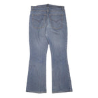 LEVI'S Womens Regular Fit Blue Flared Denim Light W30 L29 Jeans Zip Cotton Blend