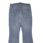 LEVI'S Womens Regular Fit Blue Flared Denim Light W30 L29 Jeans Zip Cotton Blend