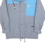 MAMMUT Mens Blue & Grey Jacket S Polyester Blend Zip Outdoor Classic Fit