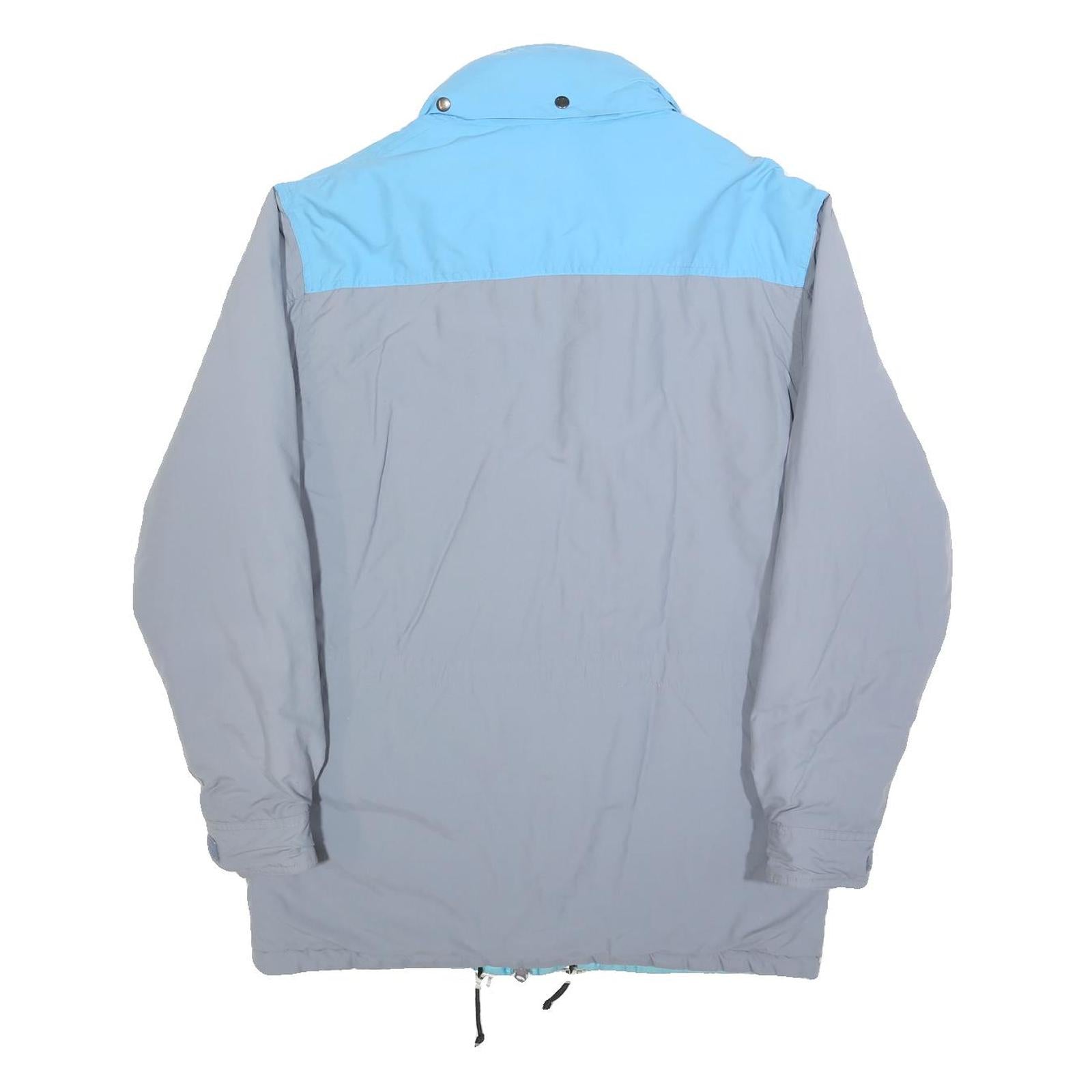 MAMMUT Mens Blue & Grey Jacket S Polyester Blend Zip Outdoor Classic Fit