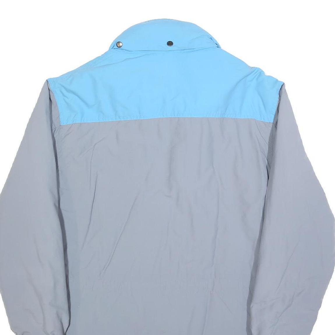 MAMMUT Mens Blue & Grey Jacket S Polyester Blend Zip Outdoor Classic Fit