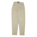 TRUSSARDI Womens Beige Slim Jeans Denim W24 L29 Stylish Cotton Blend Zip
