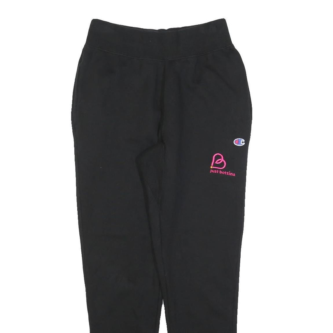 CHAMPION REVERSE WEAVE Womens Joggers Black Slim Tapered S W24 L28 Cotton Blend