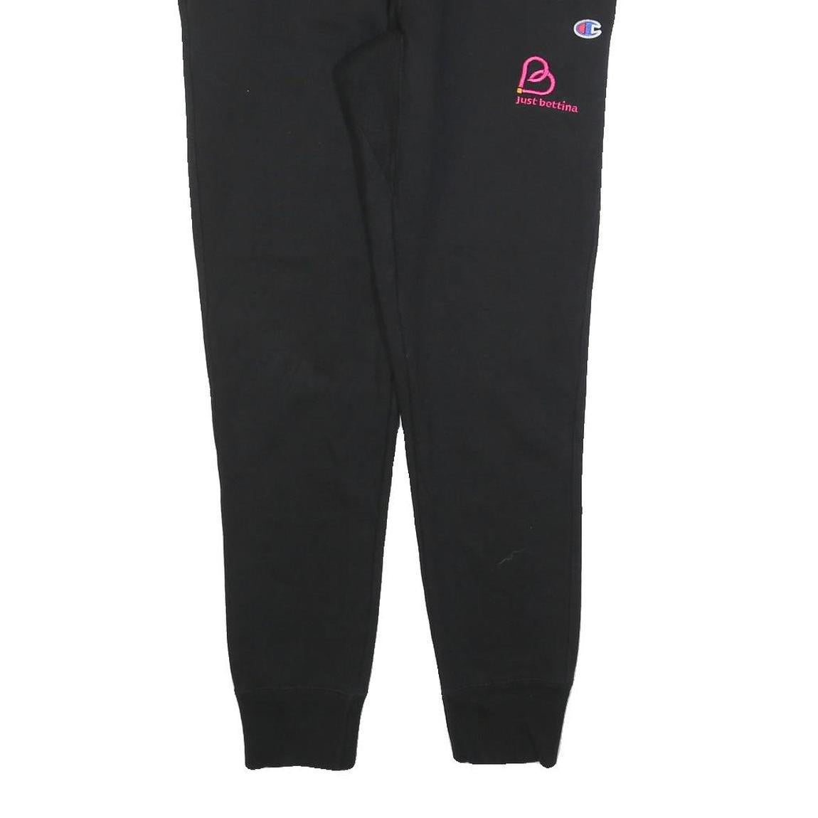 CHAMPION REVERSE WEAVE Womens Joggers Black Slim Tapered S W24 L28 Cotton Blend