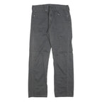 LEVI'S 505 Mens Jeans Black Regular Straight Denim W33 L30 Classic Zip Fly