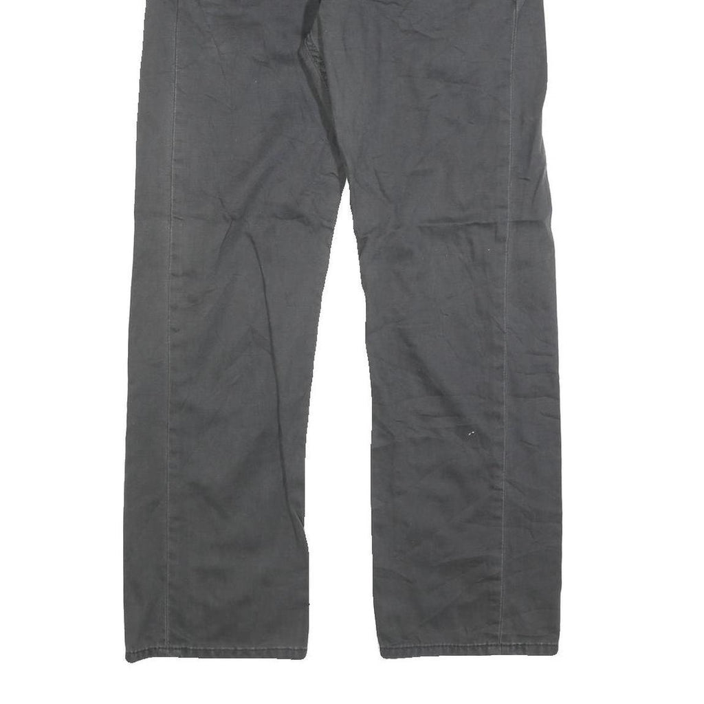 LEVI'S 505 Mens Jeans Black Regular Straight Denim W33 L30 Classic Zip Fly