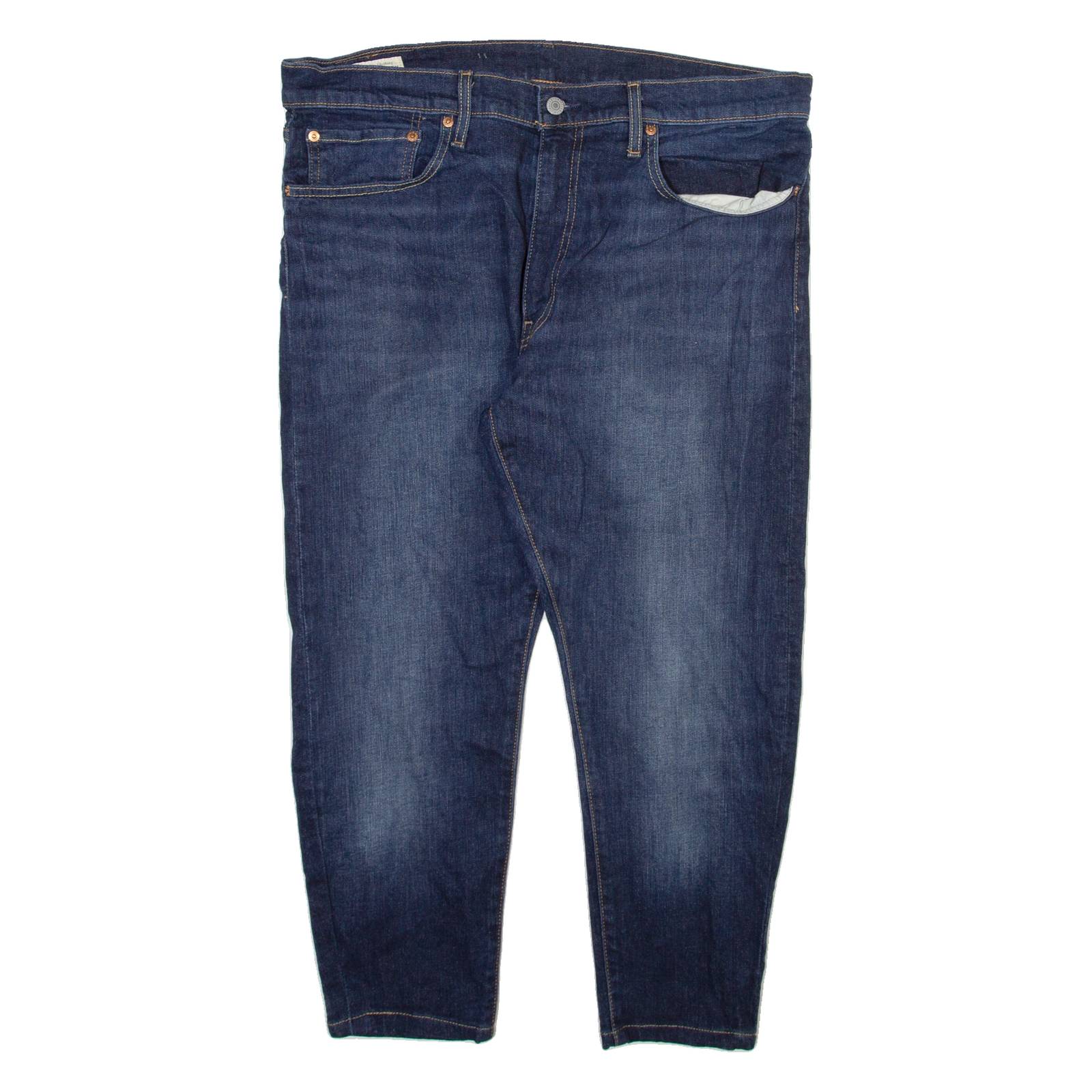 LEVI'S 512 Jeans Big E Womens Blue Slim Tapered W36 L24
