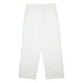 ADIDAS Womens Polyester White Loose Straight Trousers W32 L30 Casual Sportswear