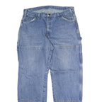 DICKIES Mens Jeans Blue Relaxed Carpenter Denim Medium W38 L32 Workwear