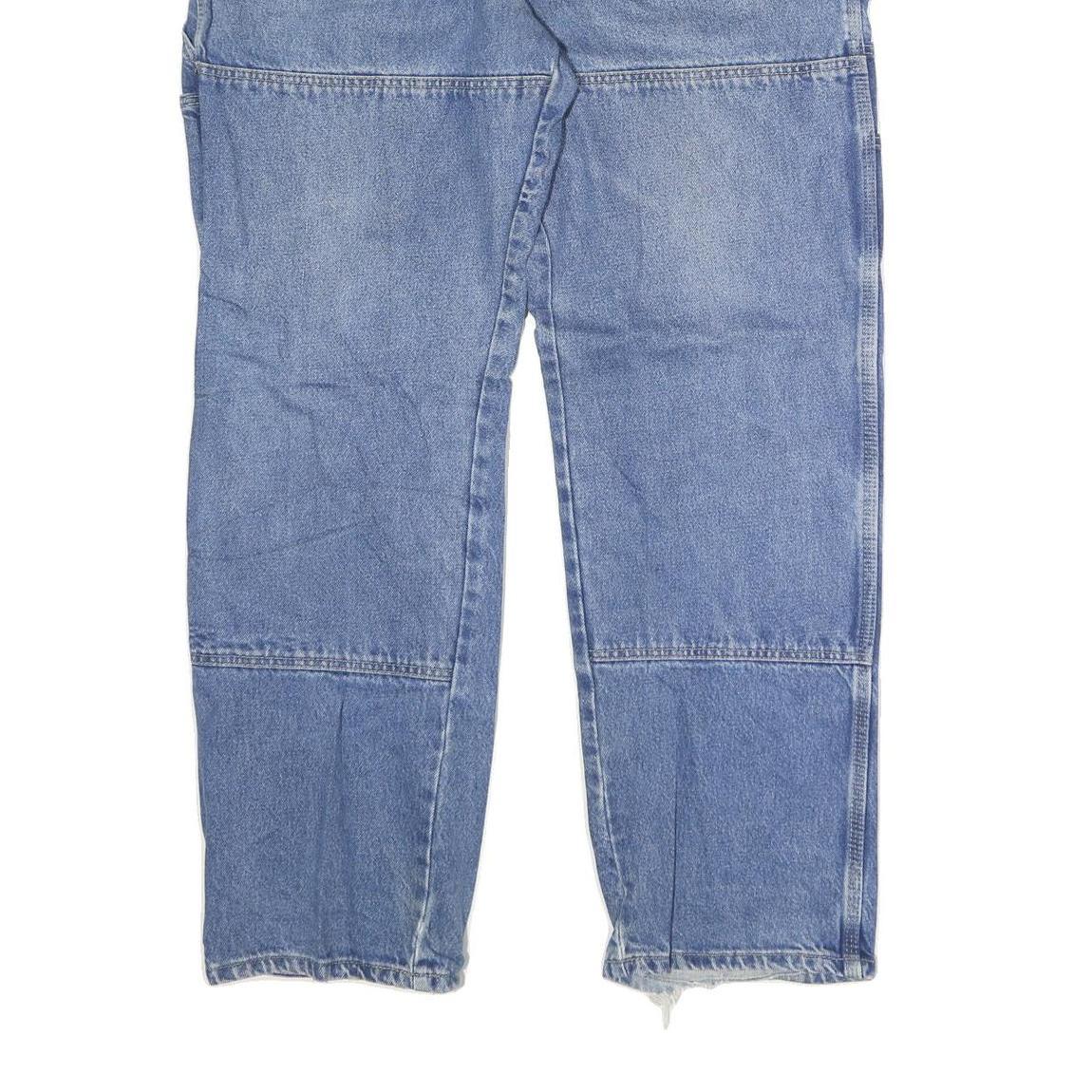 DICKIES Mens Jeans Blue Relaxed Carpenter Denim Medium W38 L32 Workwear