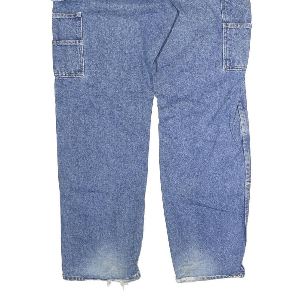 DICKIES Mens Jeans Blue Relaxed Carpenter Denim Medium W38 L32 Workwear