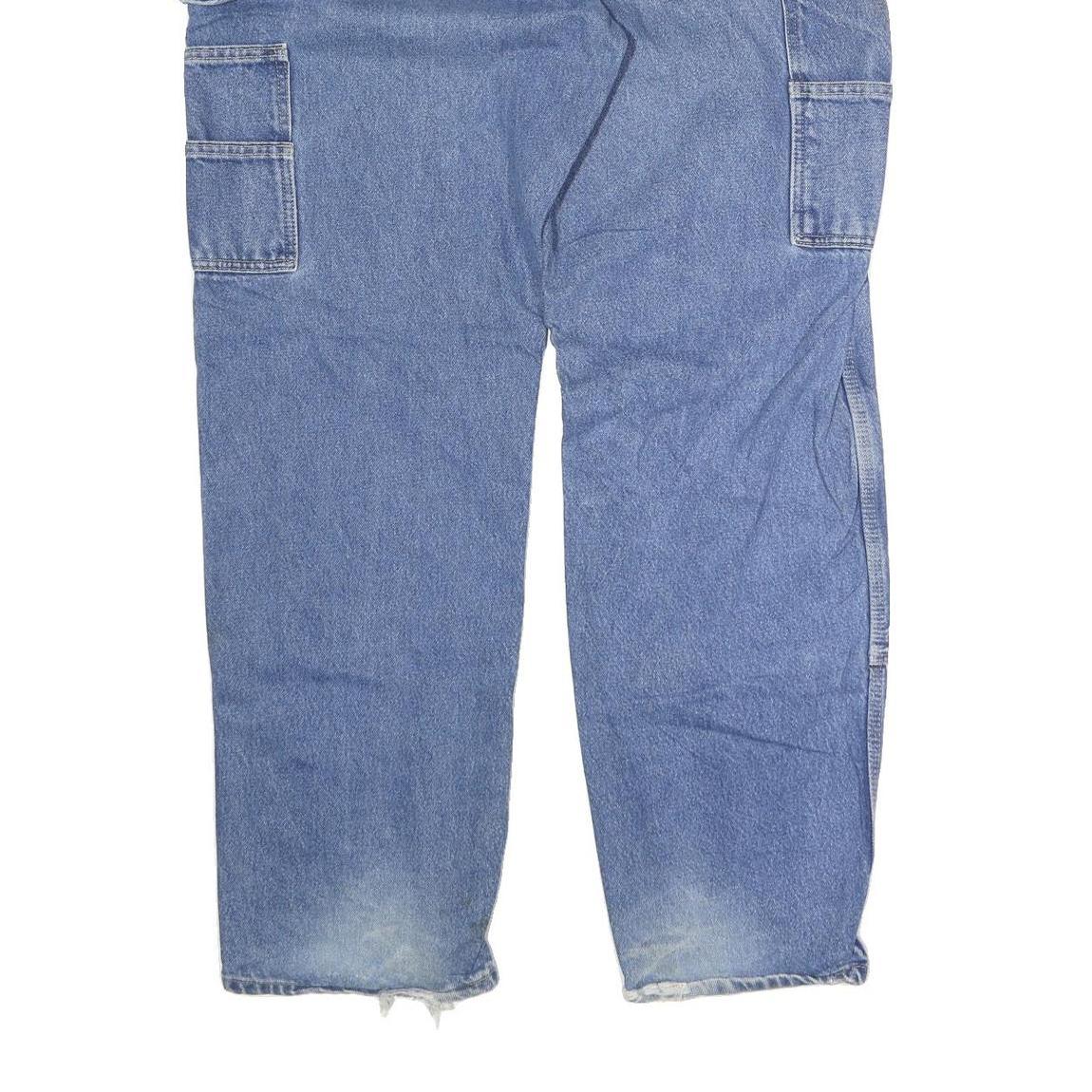 DICKIES Mens Jeans Blue Relaxed Carpenter Denim Medium W38 L32 Workwear