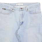 LEE Mens Shorts Blue Denim Relaxed Fit XL W38 Casual Cotton Blend Summer