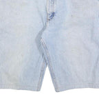 LEE Mens Shorts Blue Denim Relaxed Fit XL W38 Casual Cotton Blend Summer