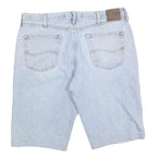 LEE Mens Shorts Blue Denim Relaxed Fit XL W38 Casual Cotton Blend Summer