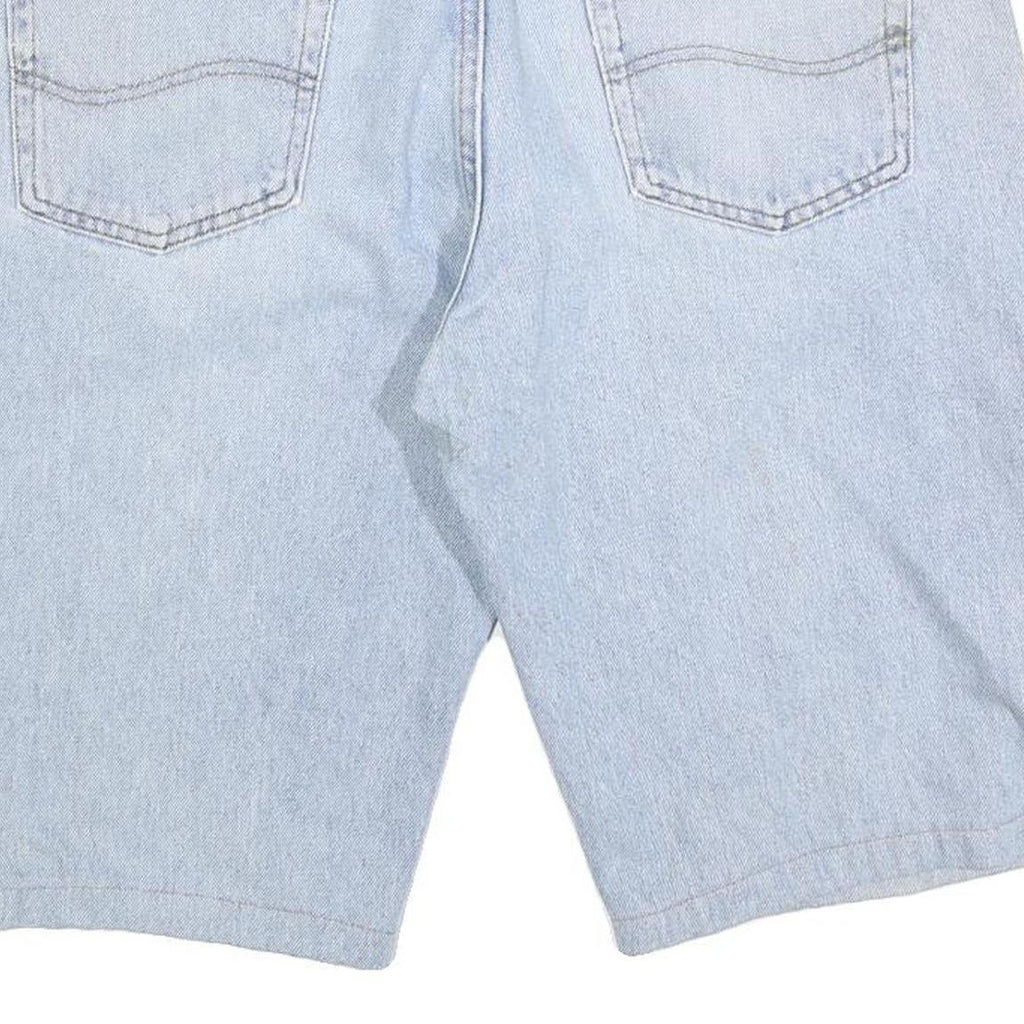LEE Mens Shorts Blue Denim Relaxed Fit XL W38 Casual Cotton Blend Summer