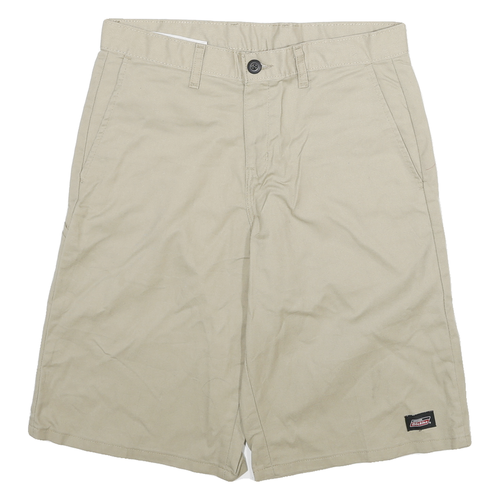 DICKIES Mens Shorts Beige Casual XL W30 Cotton Blend Classic Comfort