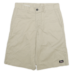 DICKIES Mens Shorts Beige Casual XL W30 Cotton Blend Classic Comfort