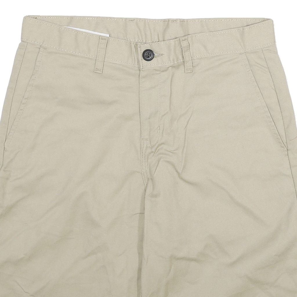 DICKIES Mens Shorts Beige Casual XL W30 Cotton Blend Classic Comfort
