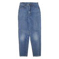 LEE Womens Jeans Blue Relaxed Tapered Acid Wash W26 L30